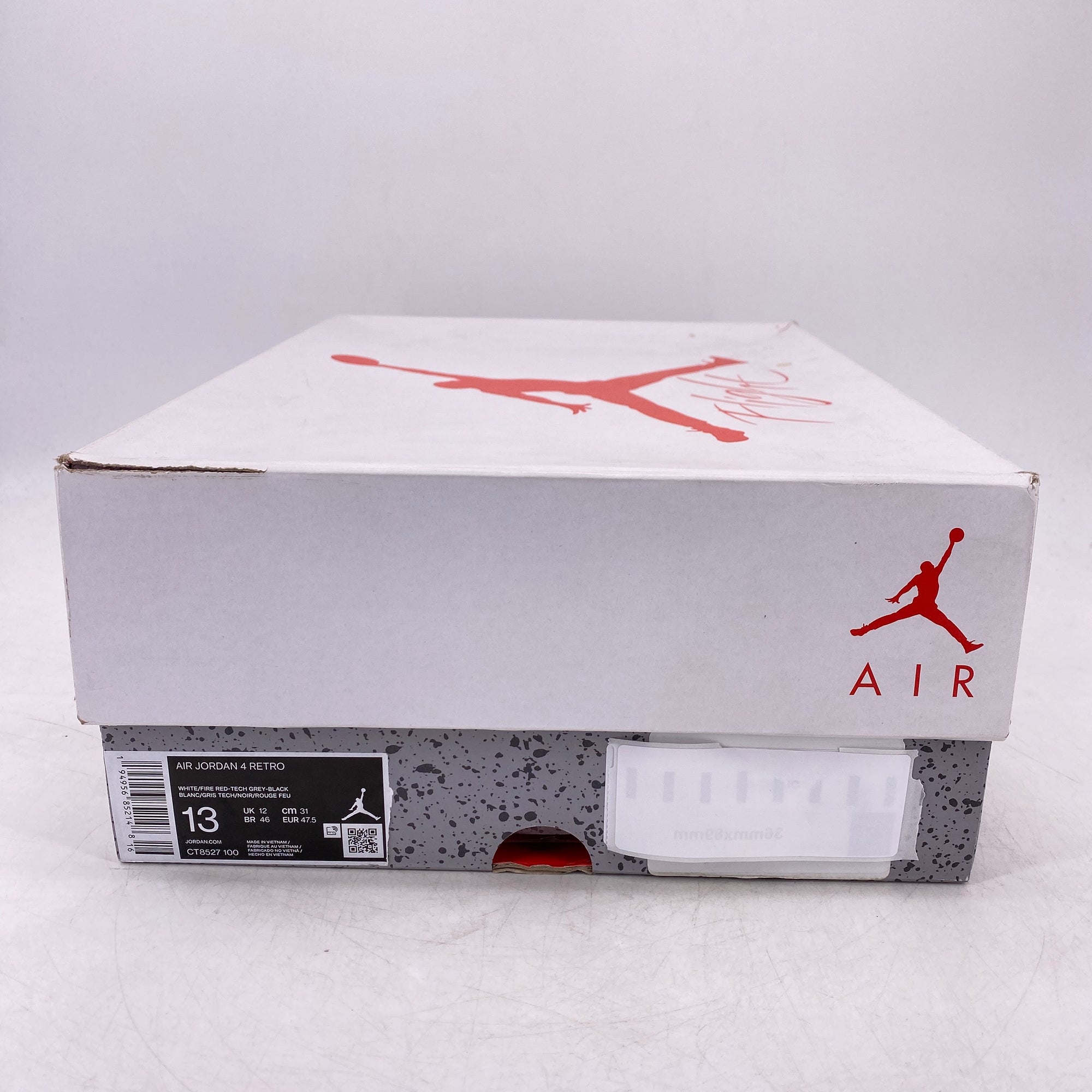 Air Jordan 4 Retro &quot;White Oreo&quot; 2021 New Size 13