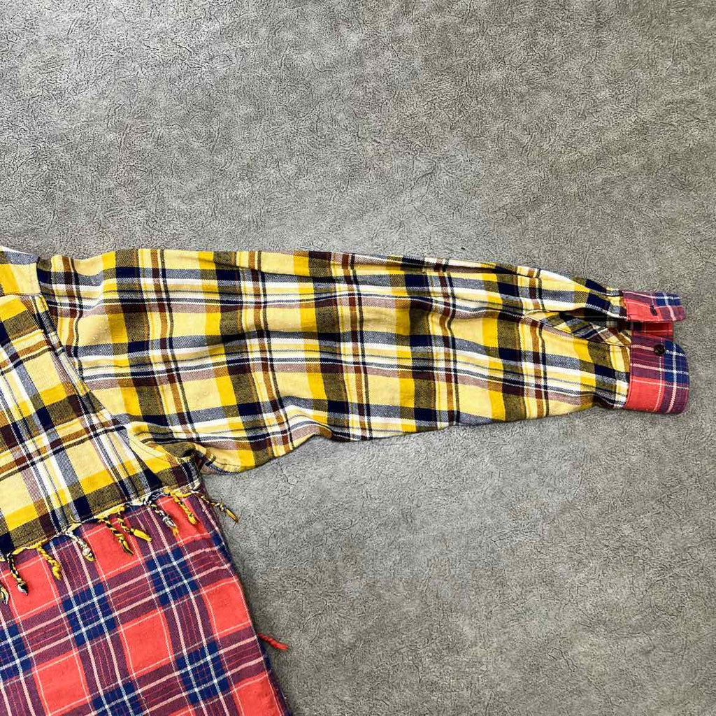Denim Tears Flannel "FRAYED" Multicolor Used Size L
