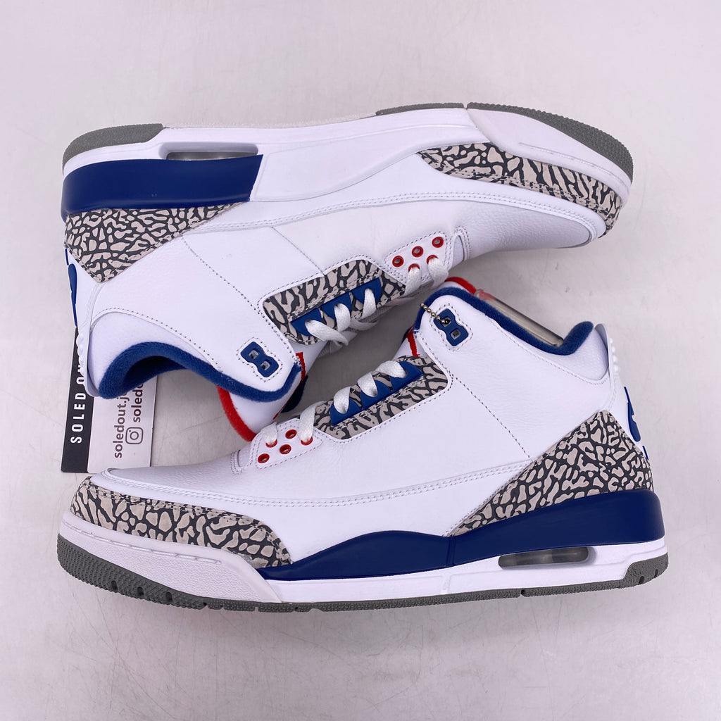 Air Jordan 3 Retro "True Blue" 2016 New Size 12