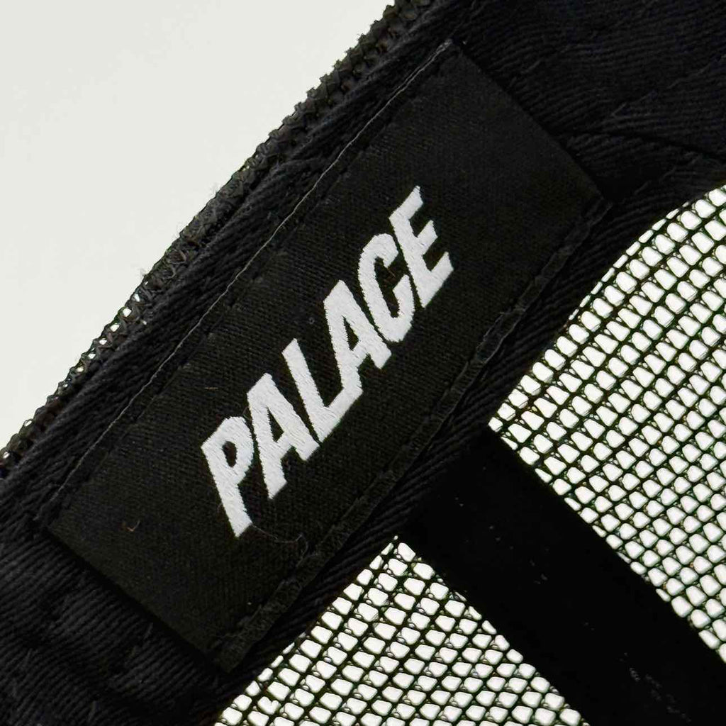 Palace Trucker Hat "EVIL" New Black Size OS