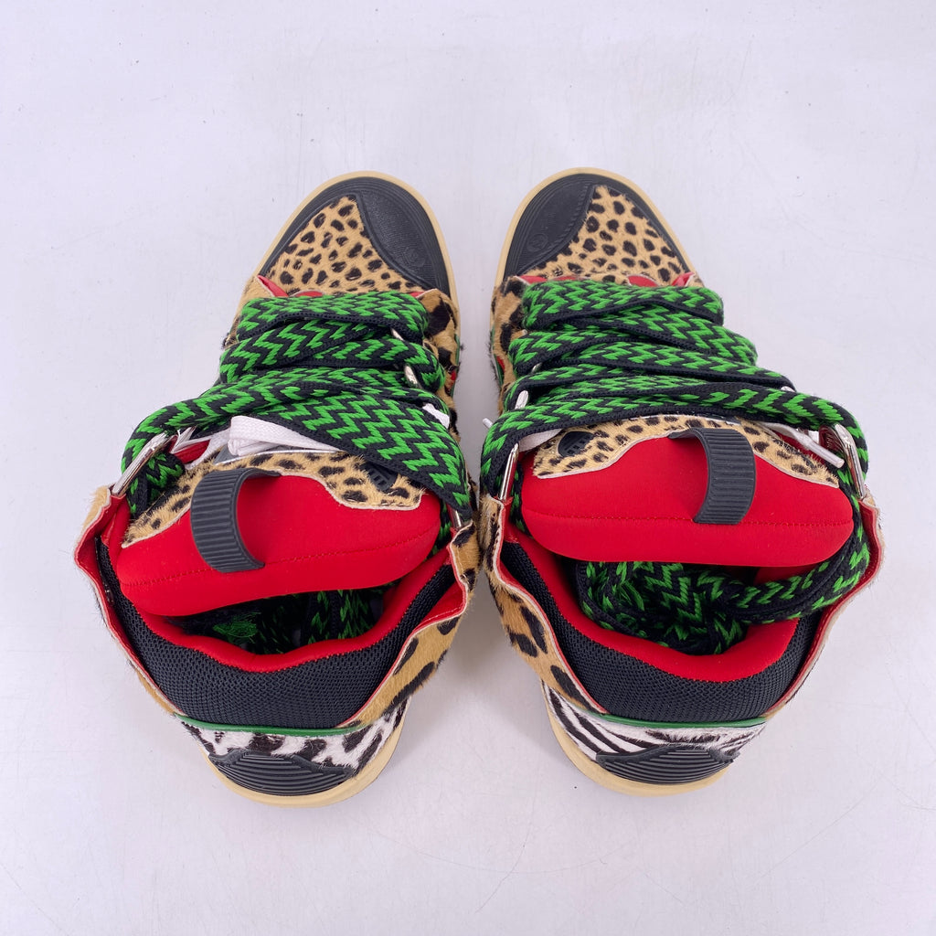 Lanvin Curb Sneaker "Cheetah"  Used Size 41W
