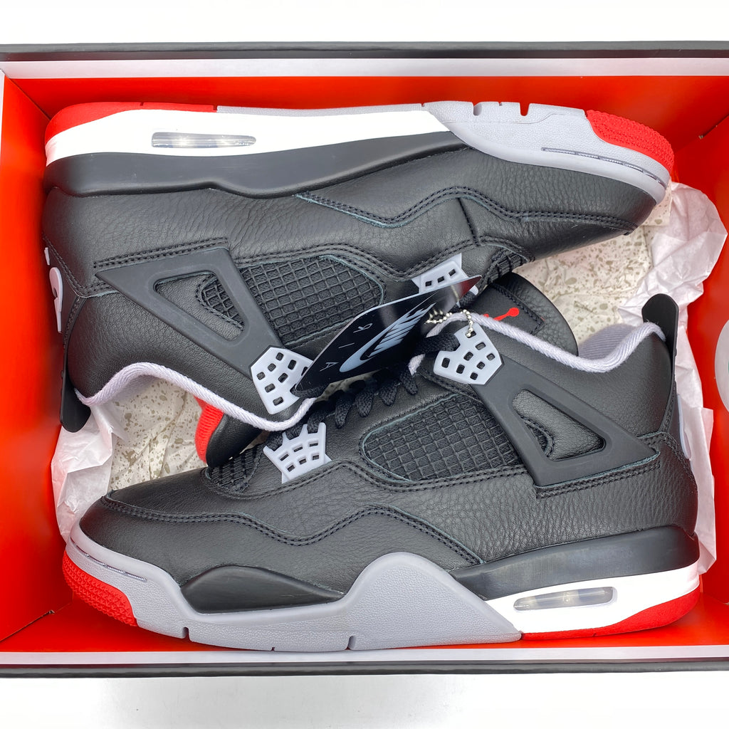 Air Jordan 4 Retro "Bred Reimagined" 2024 New Size 9