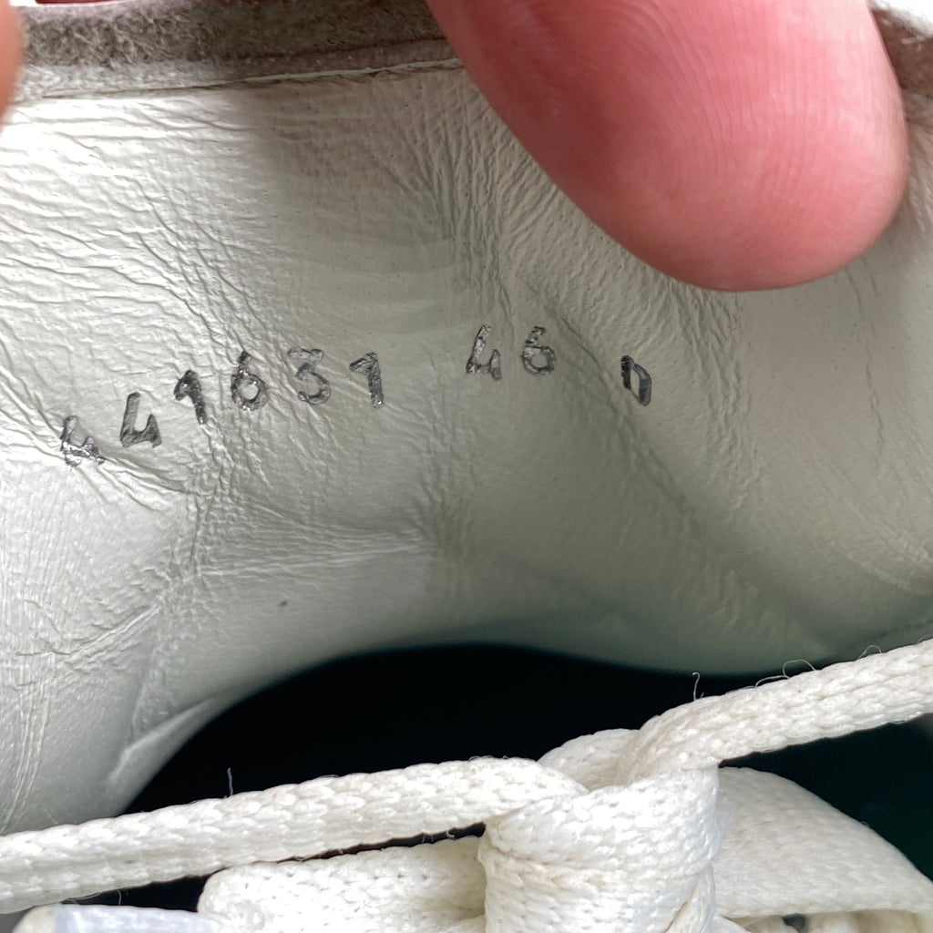 Alexander McQueen Oversized Sneaker "White Green"  Used Size 46