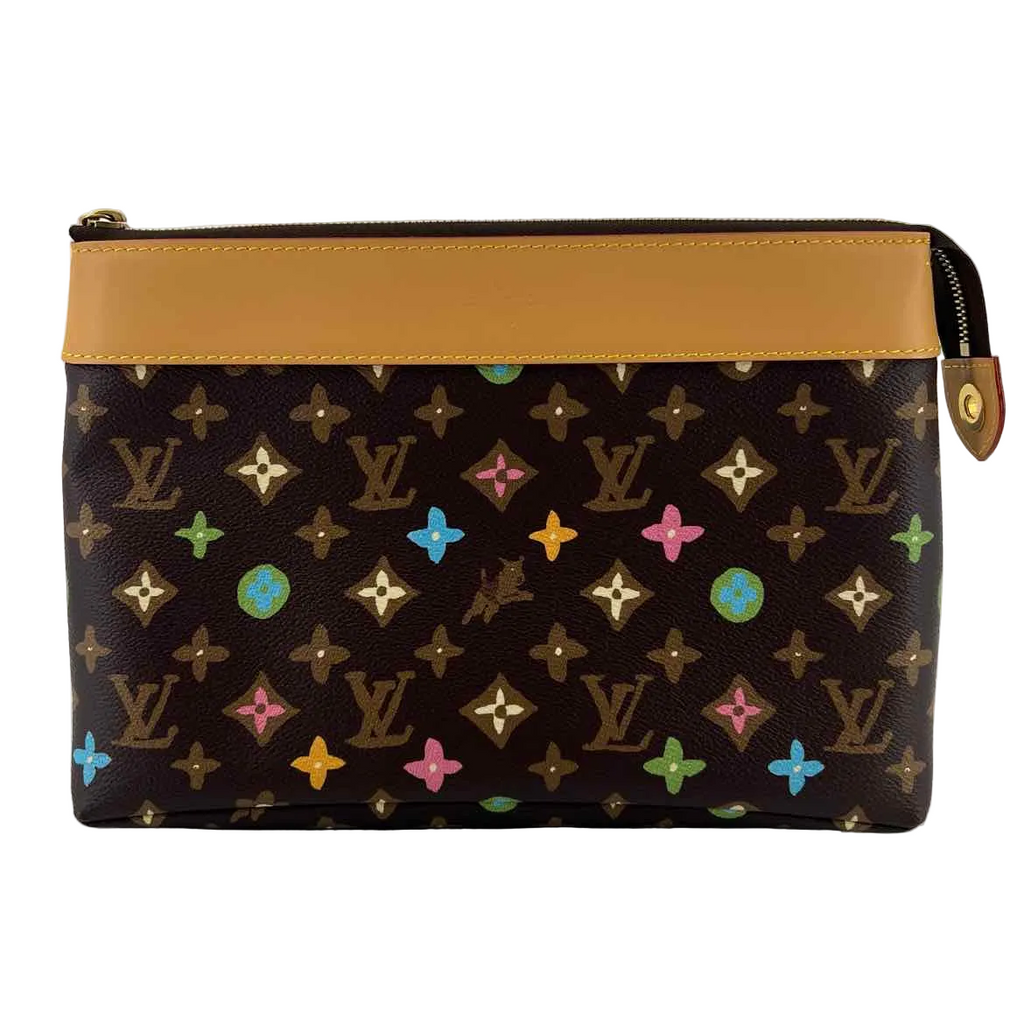 Louis Vuitton Pouch "MONOGRAM CRAGGY" Used Brown Size OS