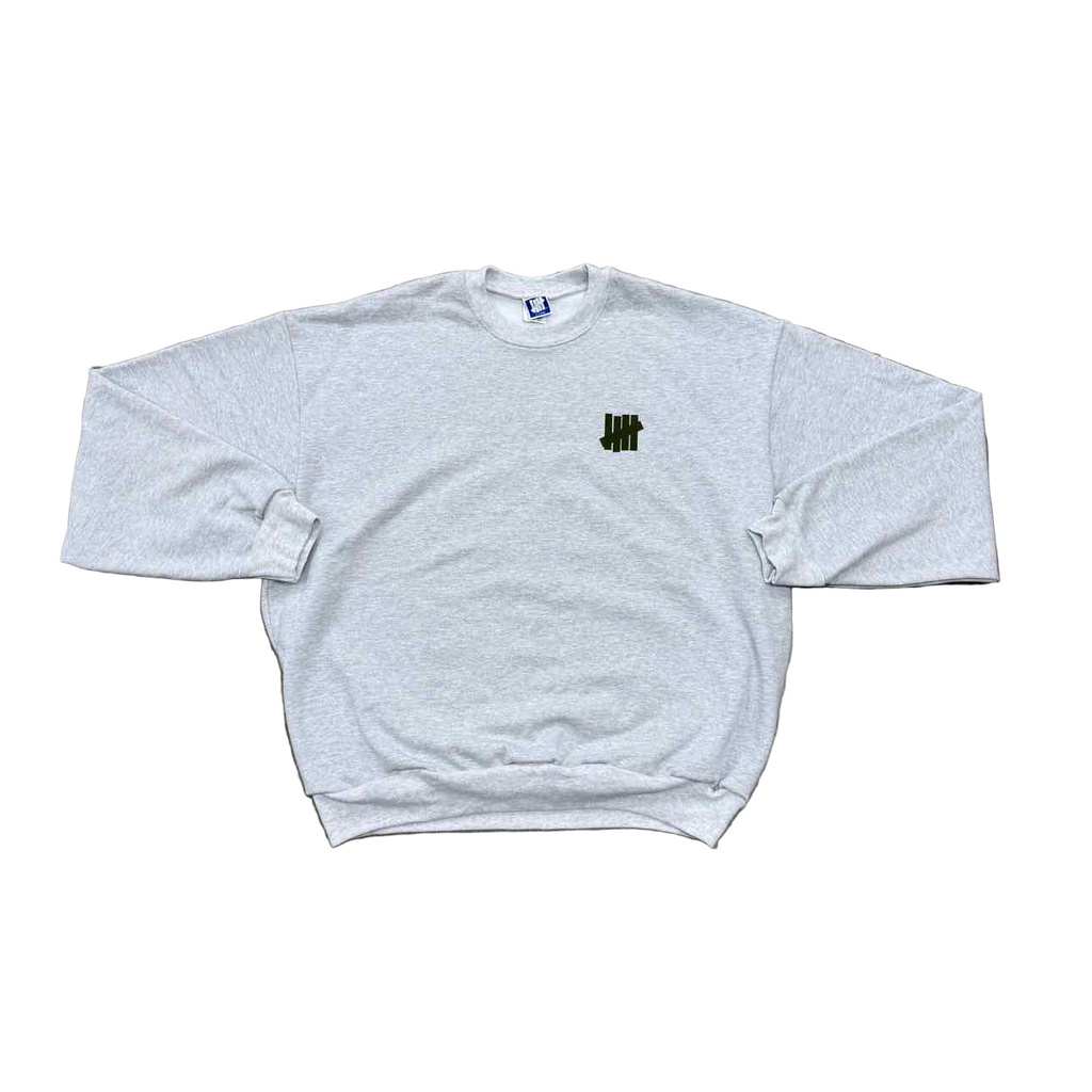 UNDFTD Crewneck Sweater "STENCIL" Grey New Size XL