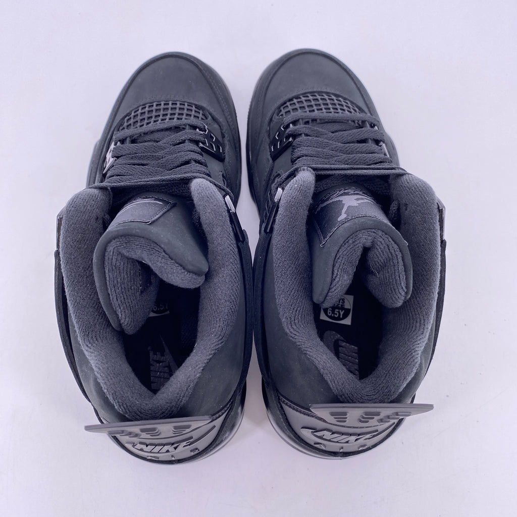 Air Jordan (GS) 4 Retro "Black Cat" 2025 New Size 6.5Y