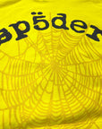 Sp5der Hoodie "WEB 2.0" Yellow New Size 2XL