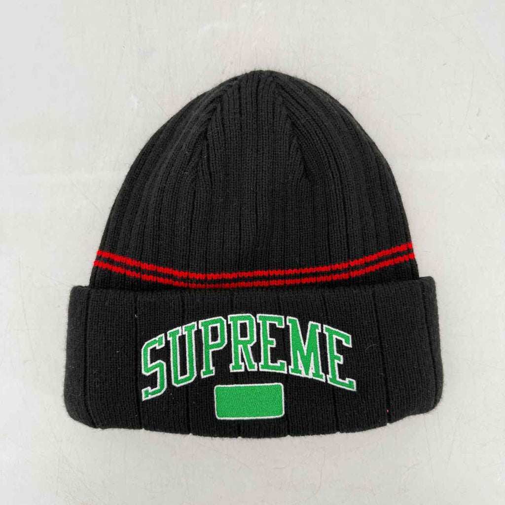 Supreme Beanie "FLEECE LINED" 2022 Used Black Size OS