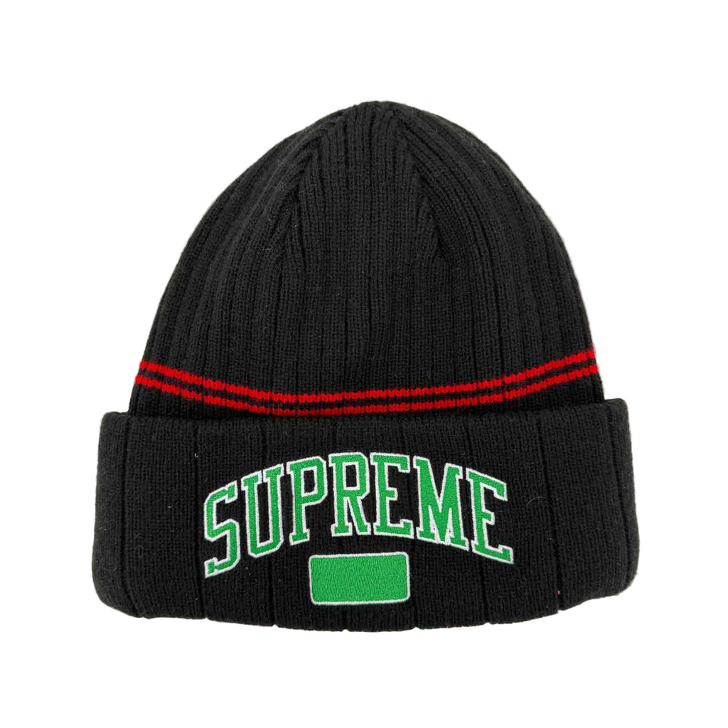Supreme Beanie "FLEECE LINED" 2022 Used Black Size OS