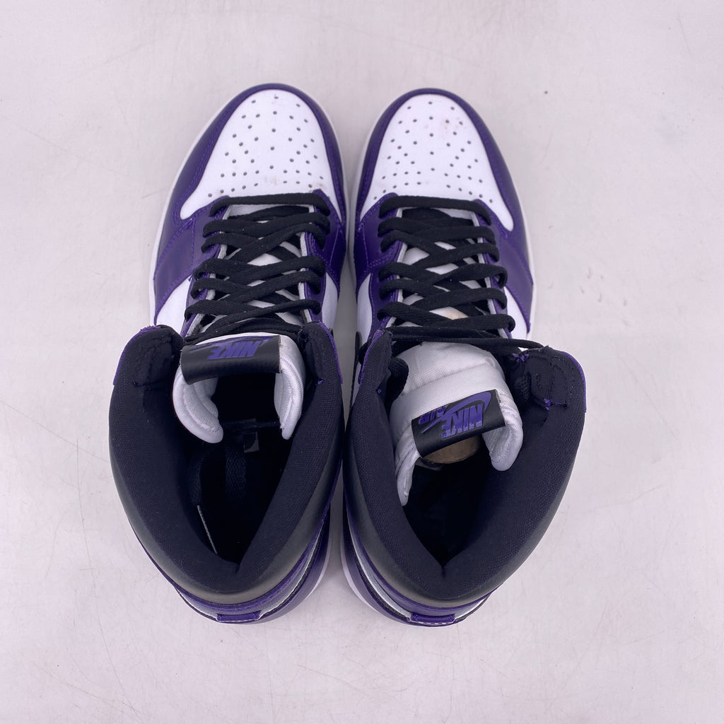 Air Jordan 1 Retro High "Court Purple White" 2020 Used Size 11