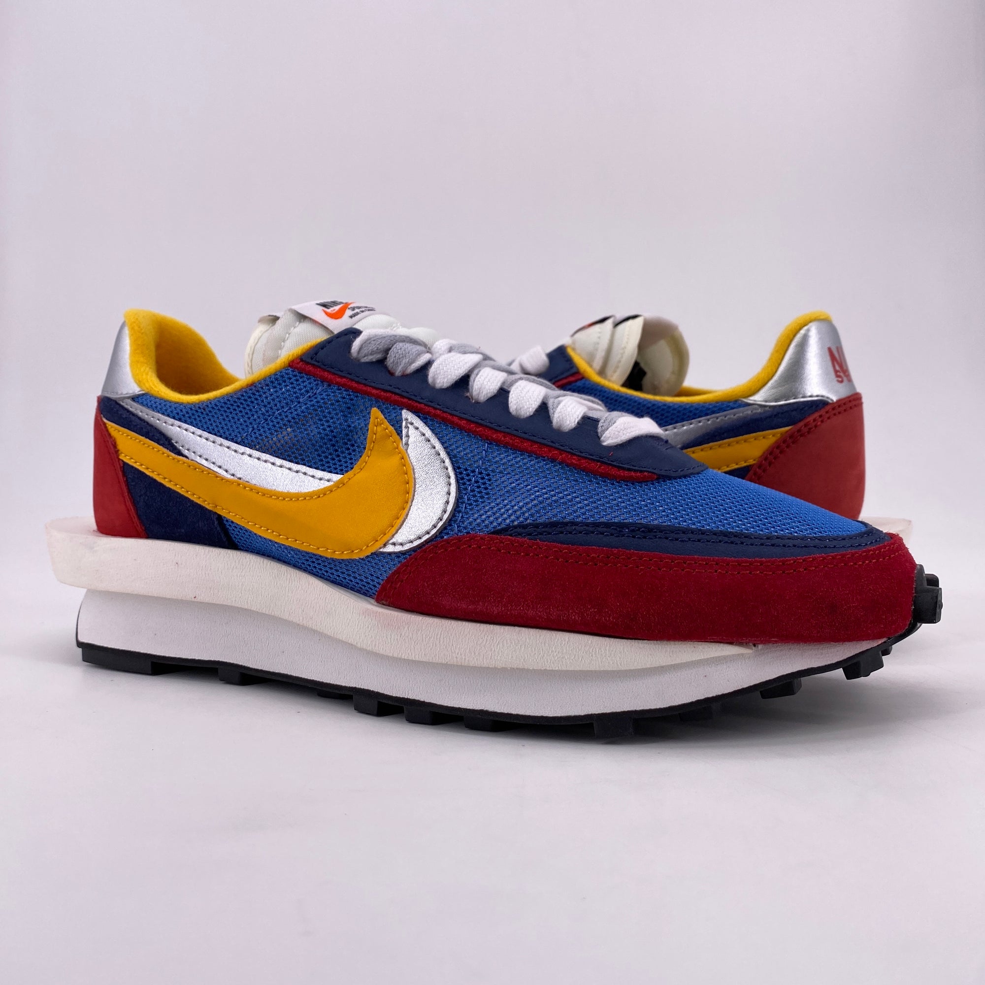 Nike LD WAFFLE / Sacai &quot;Blue Multi&quot; 2019 New Size 8