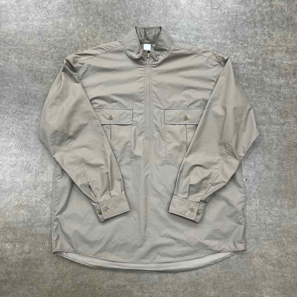 Descente Half Zip Pullover "UTILITY" Beige Used Size L