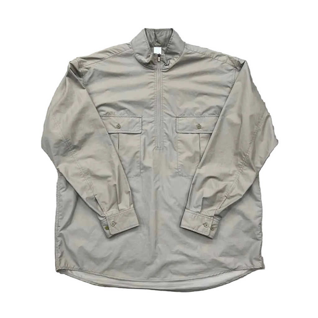 Descente Half Zip Pullover "UTILITY" Beige Used Size L