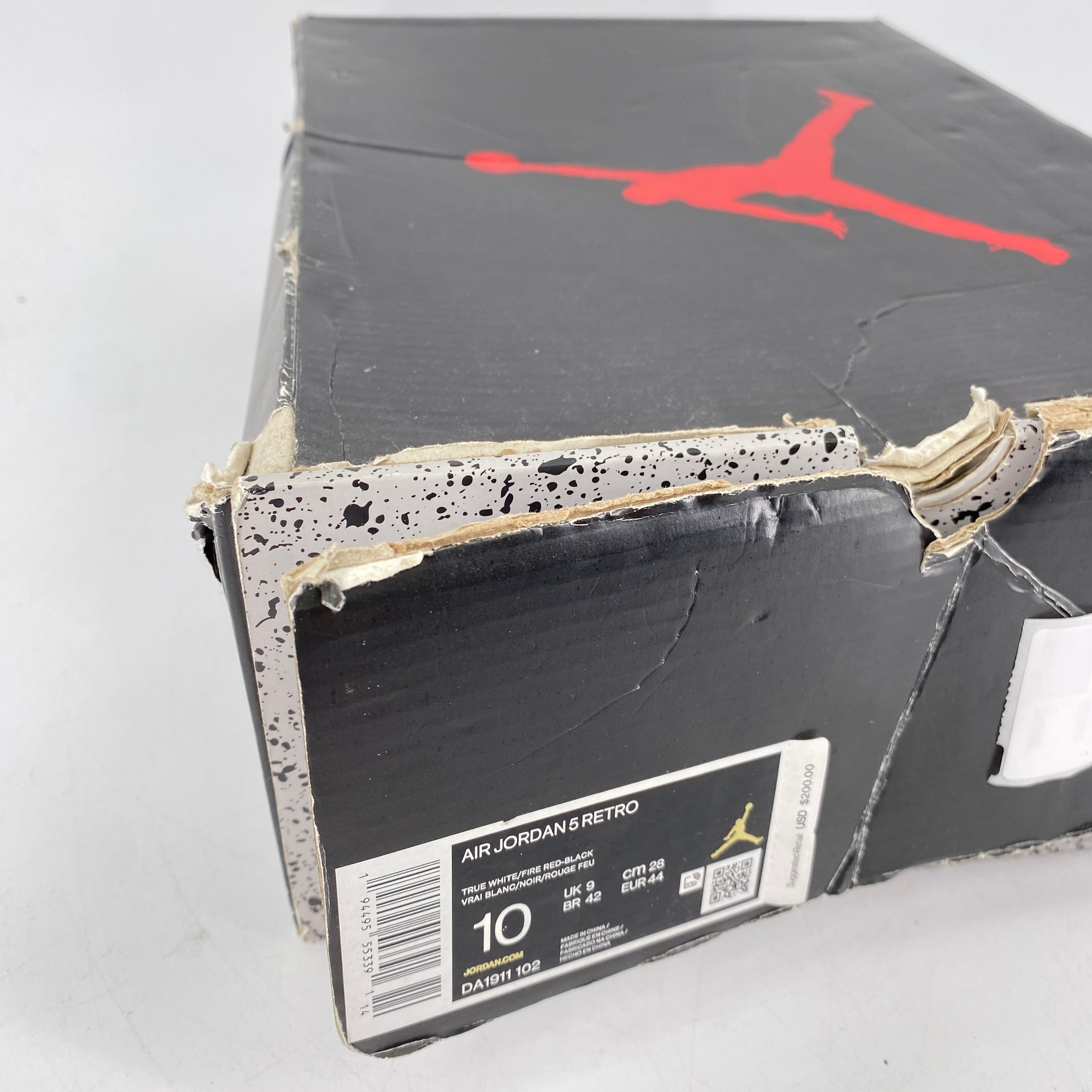 Air Jordan 5 Retro &quot;Fire Red&quot; 2020 Used Size 10