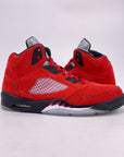 Air Jordan 5 Retro "Raging Bull Red Suede" 2021 Used Size 12.5