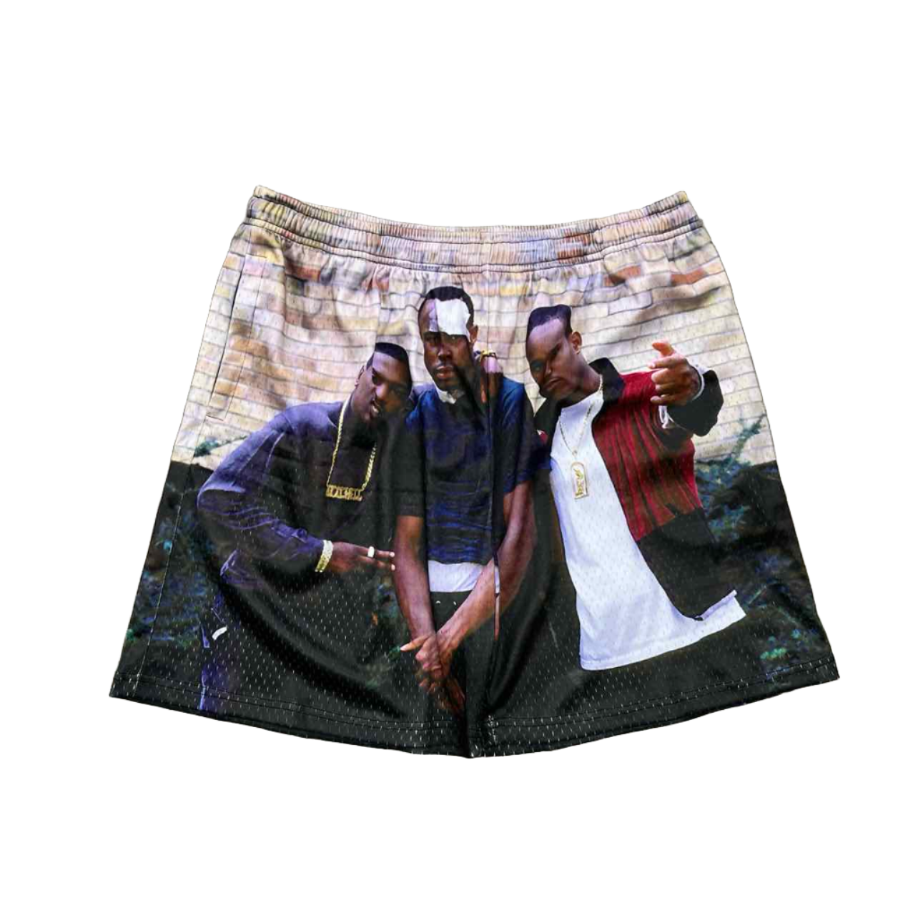 Pop Cultured Shorts &quot;PAID IN FULL&quot; Multi-Color New Size M