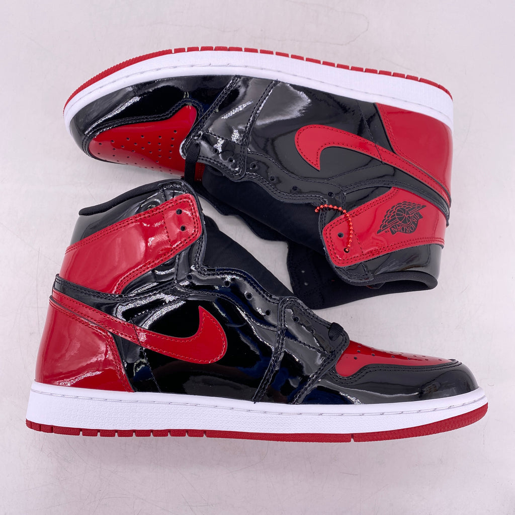 Air Jordan 1 Retro High OG "Patent Bred" 2021 New Size 11.5