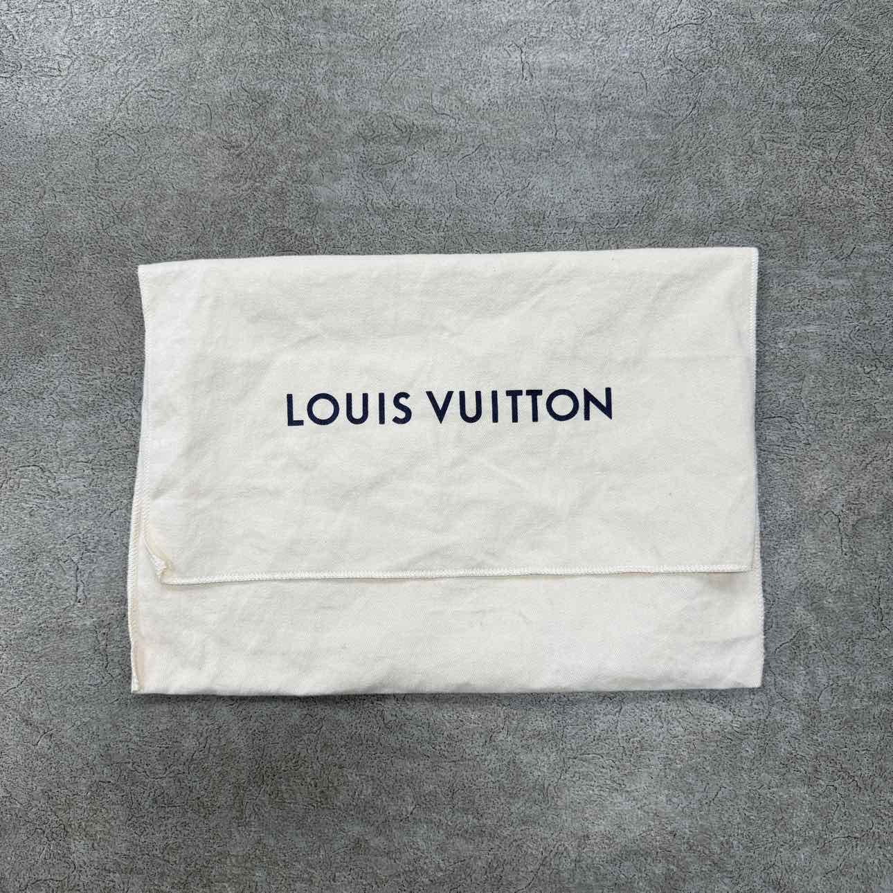 Louis Vuitton Pouch &quot;MIRROR TRUNK POCHETTE&quot; Used Silver Size OS