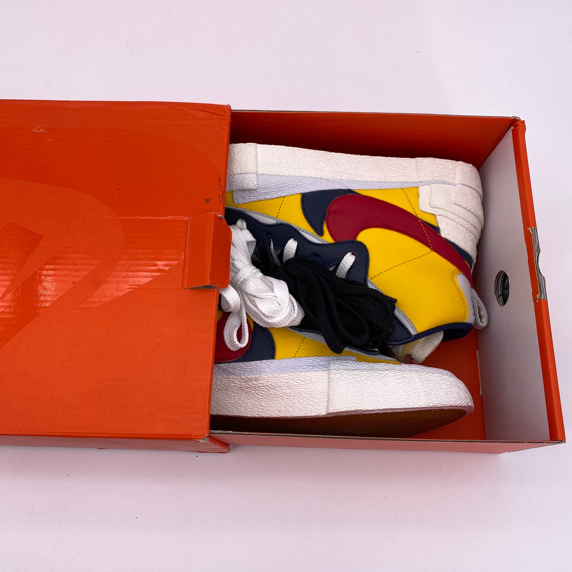 Nike Blazer Mid / Sacai &quot;Snow Beach&quot; 2019 New Size 7.5