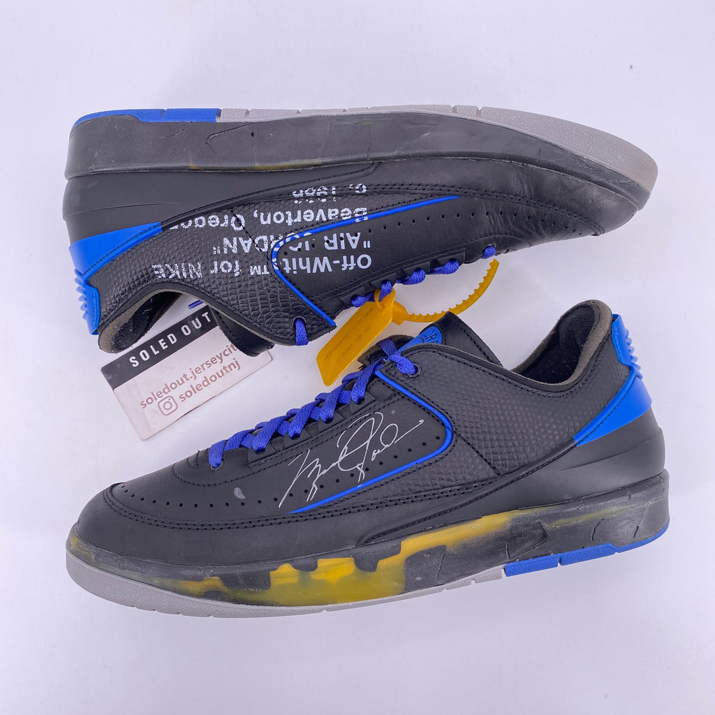 Air Jordan 2 Retro Low "Ow Black Blue" 2021 Used Size 11