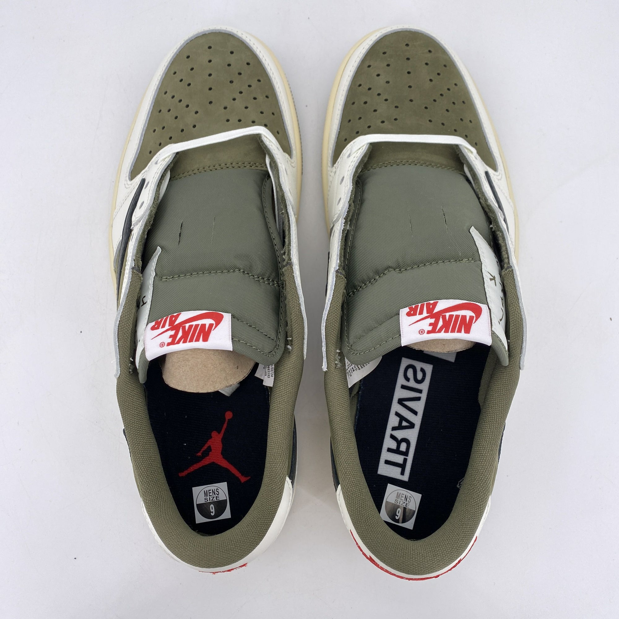Air Jordan 1 Low OG SP &quot;Travis Scott Medium Olive&quot; 2024 New Size 9