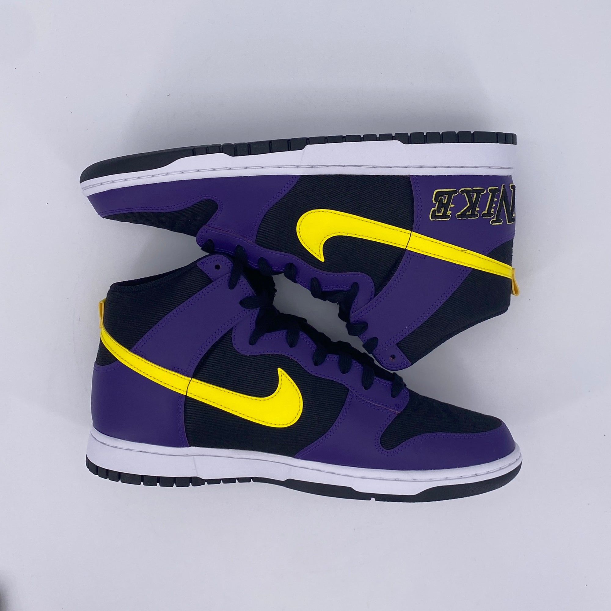 Nike Dunk High PRM &quot;Lakers&quot; 2021 New Size 13