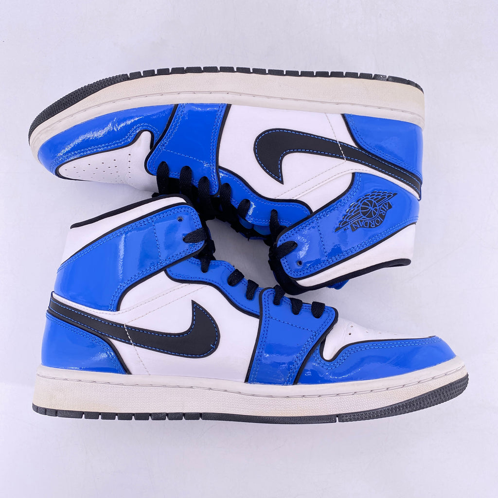 Air Jordan 1 Mid "Signal Blue" 2021 Used Size 9