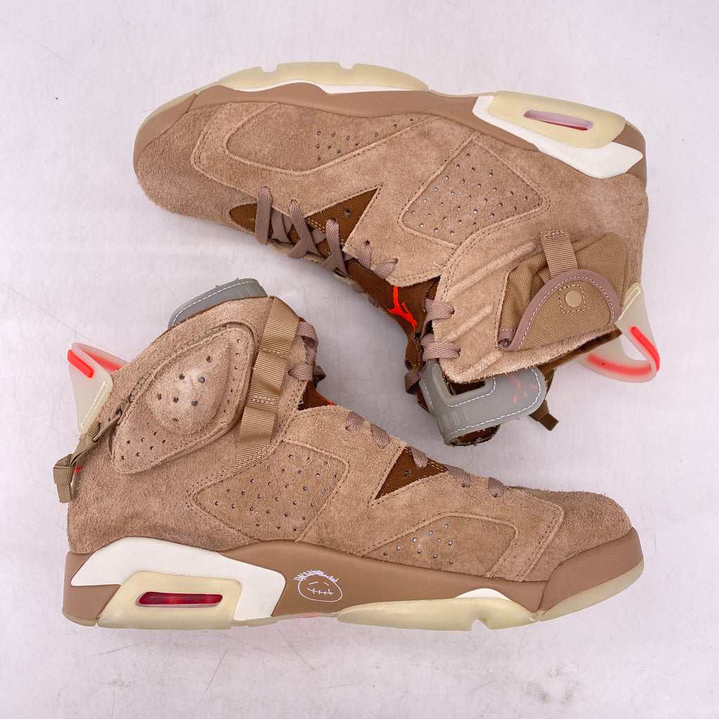 Air Jordan 6 Retro "Travis Scott British Khaki" 2021 Used Size 11