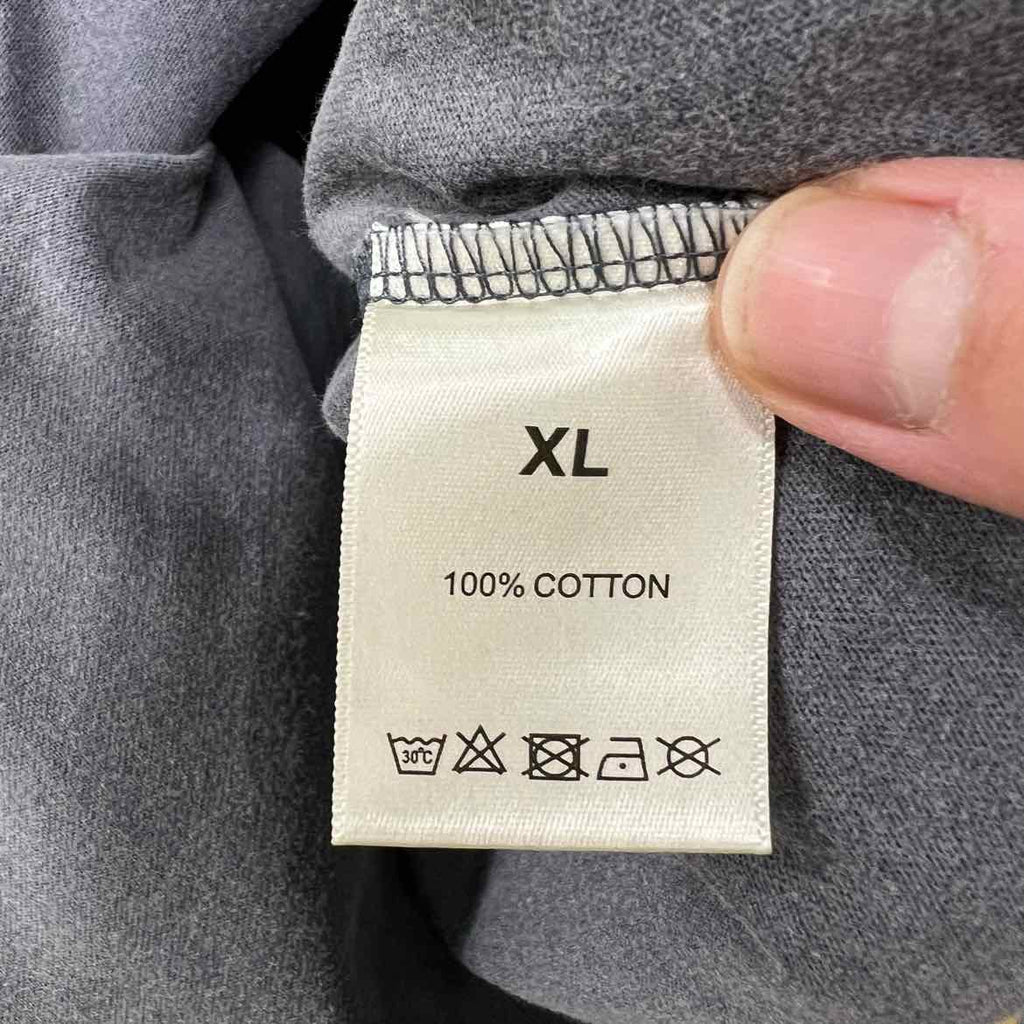 Vale T-Shirt "HK TOUR" Grey New Size XL