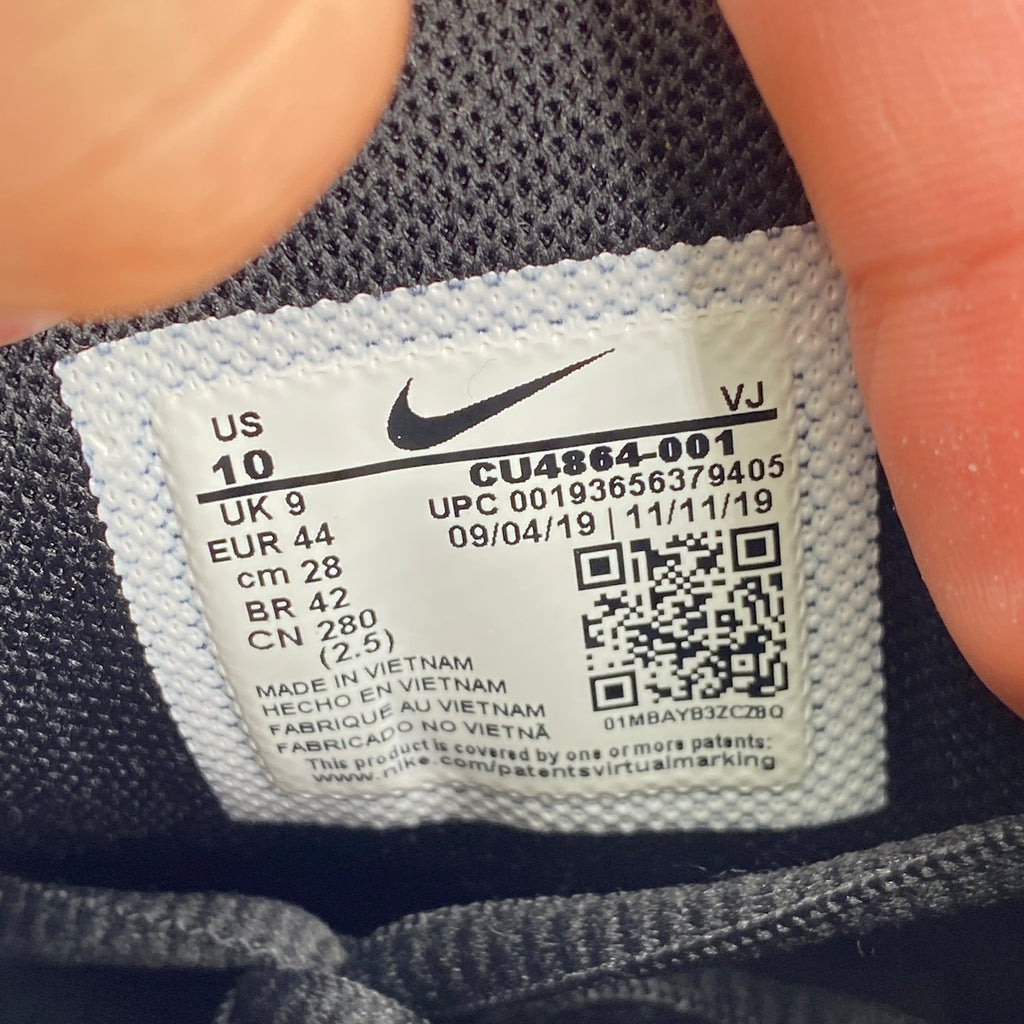 Nike Air Max Plus "Bred" 2019 Used Size 10