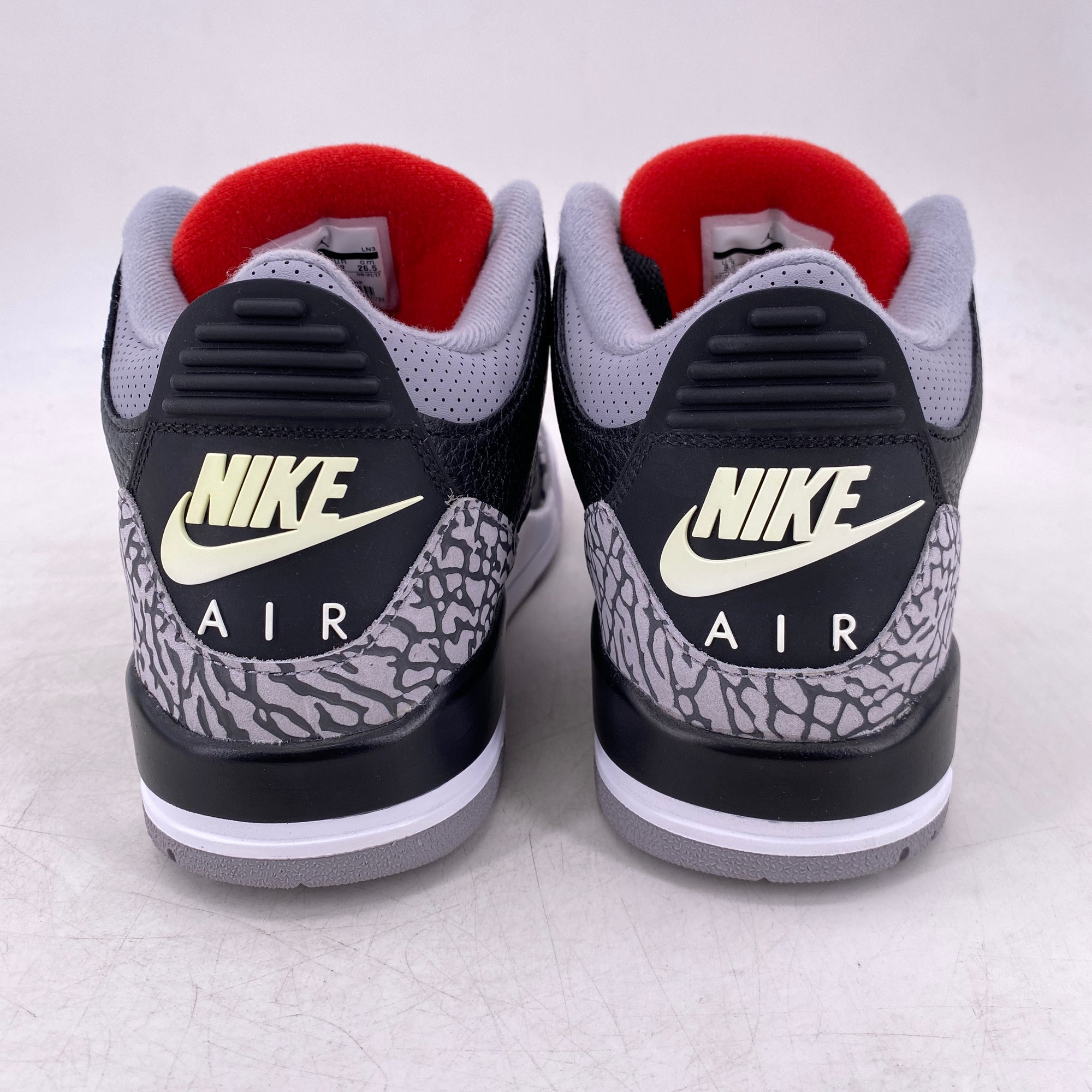 Air Jordan 3 Retro &quot;Black Cement&quot; 2018 New Size 8.5