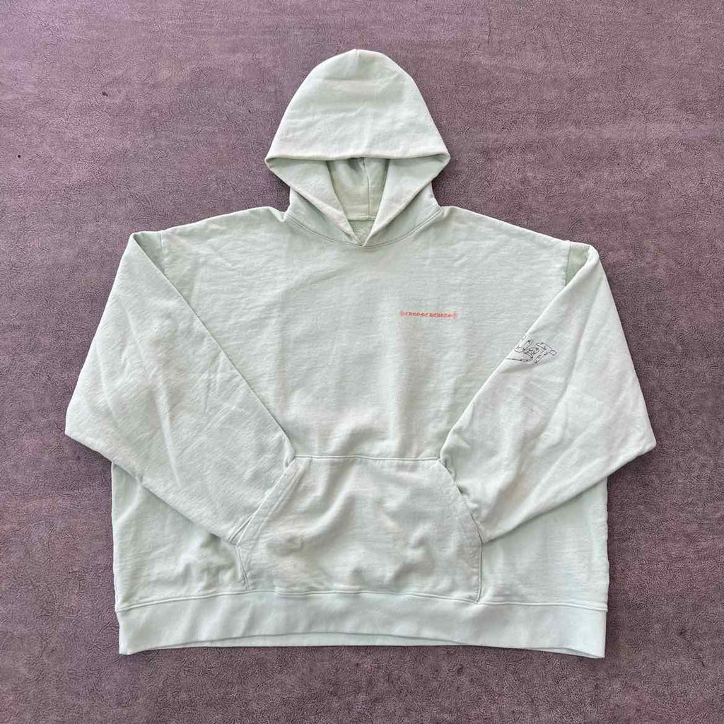 Chrome Hearts Hoodie "MATTY BOY LUST" Seafoam Used Size 2XL