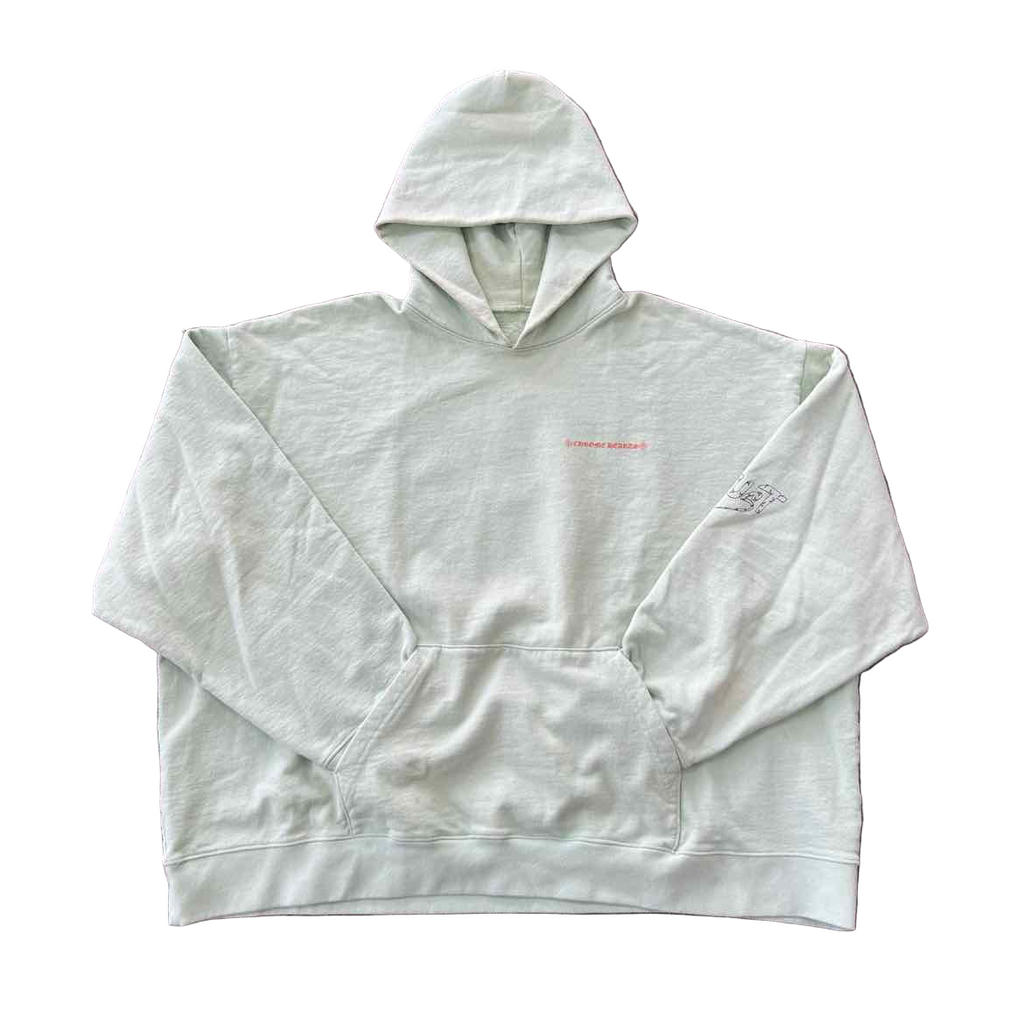 Chrome Hearts Hoodie "MATTY BOY LUST" Seafoam Used Size 2XL