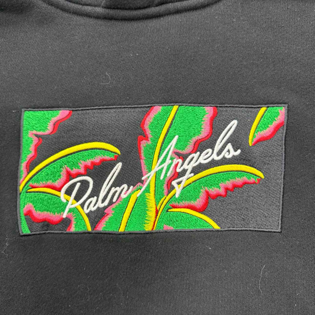 Palm Angels Hoodie "TROPICAL" Black Used Size S