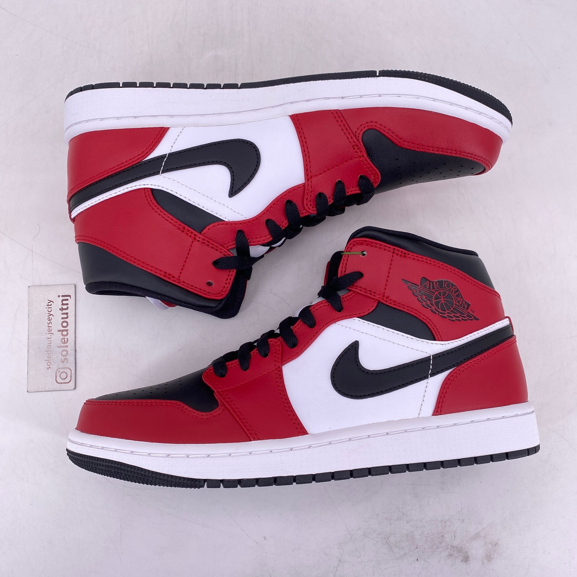 Air Jordan 1 Mid &quot;Chicago Toe&quot; 2020 New Size 9