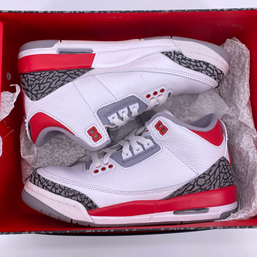 Air Jordan (GS) 3 Retro "Fire Red" 2022 Used Size 5Y
