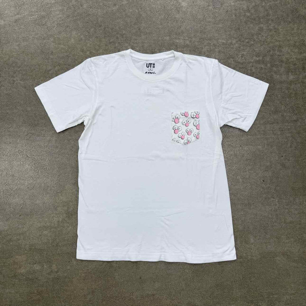 Uniqlo T-Shirt "BFF" White Used Size M