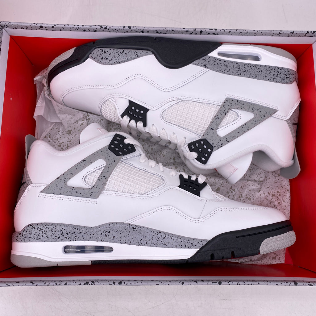 Air Jordan 4 Retro "White Cement" 2025 New Size 13