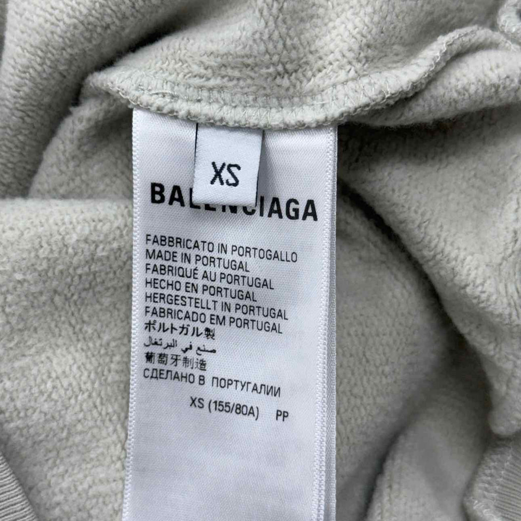 Balenciaga Crewneck Sweater "DEMNA CITIES" Beige New Size XS