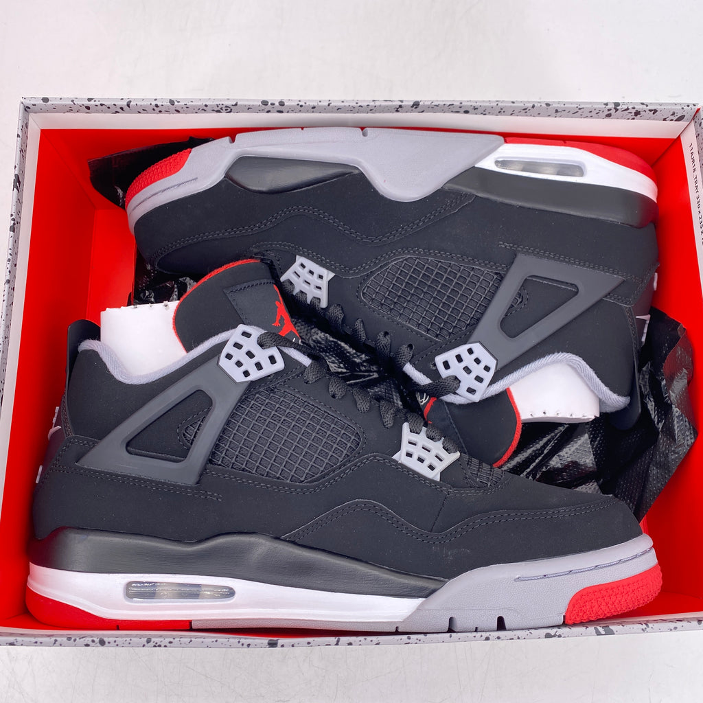 Air Jordan 4 Retro "Bred" 2019 New Size 10
