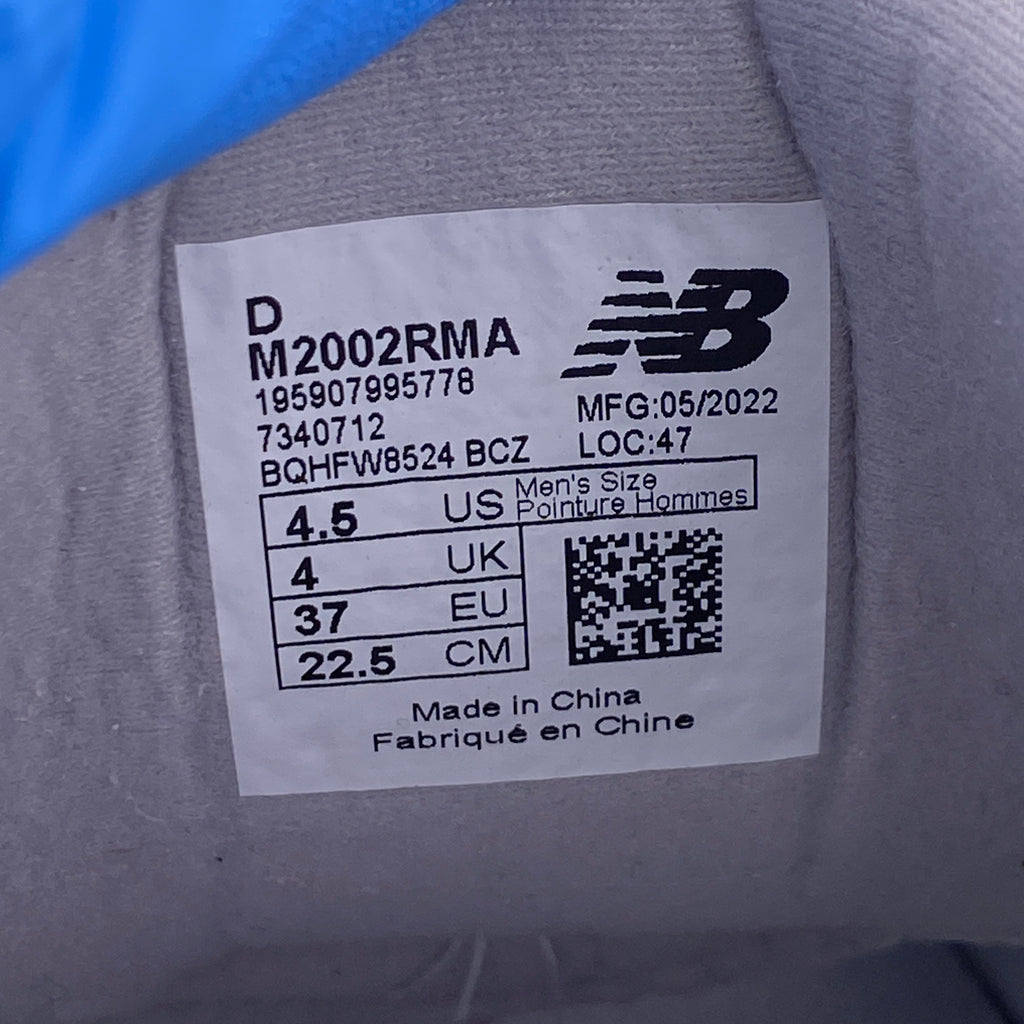 New Balance 2002R Mule "Rain Cloud Grey" 2022 Used Size 4.5