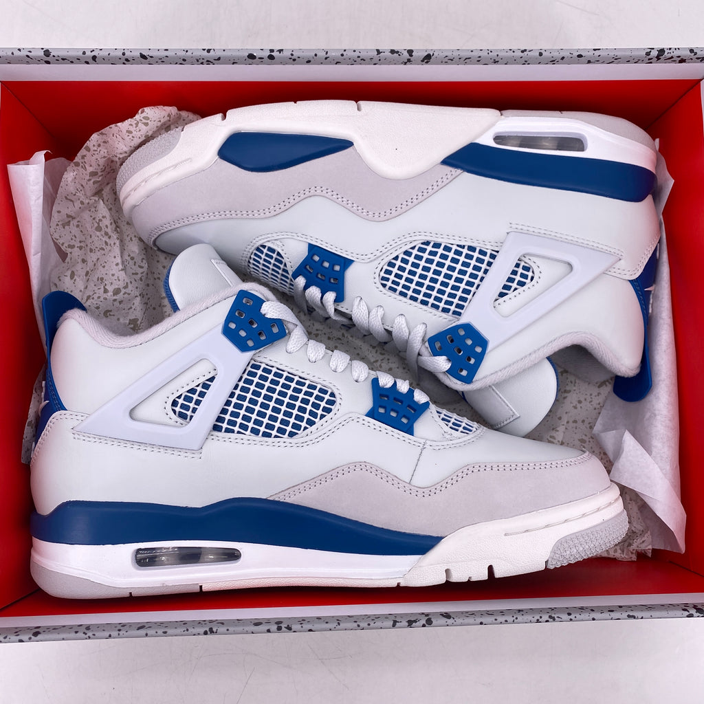 Air Jordan 4 Retro "Military Blue" 2024 New Size 8