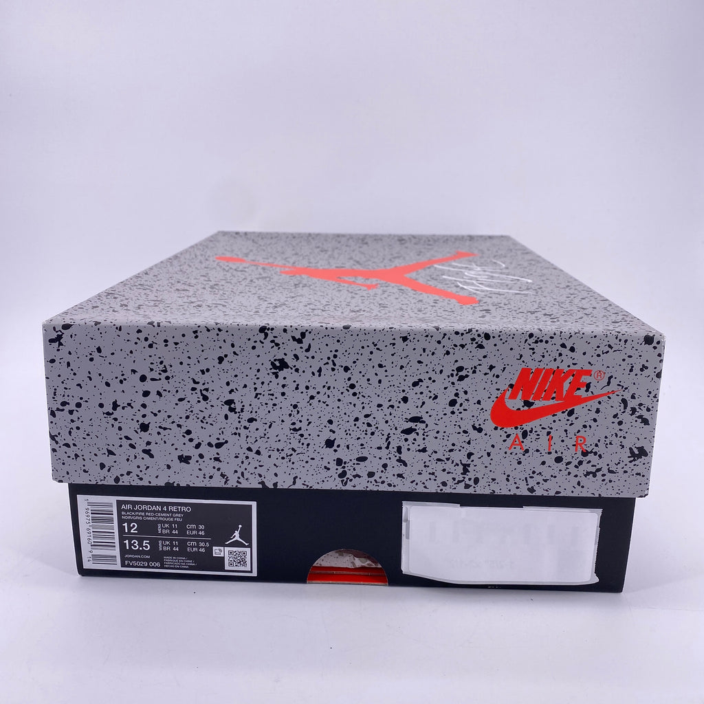Air Jordan 4 Retro "Bred Reimagined" 2024 New Size 12