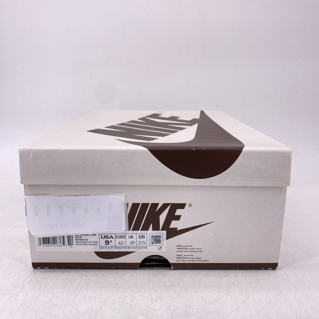 Air Jordan 1 Retro Low "Travis Scott Velvet Brown" 2024 New Size 9.5