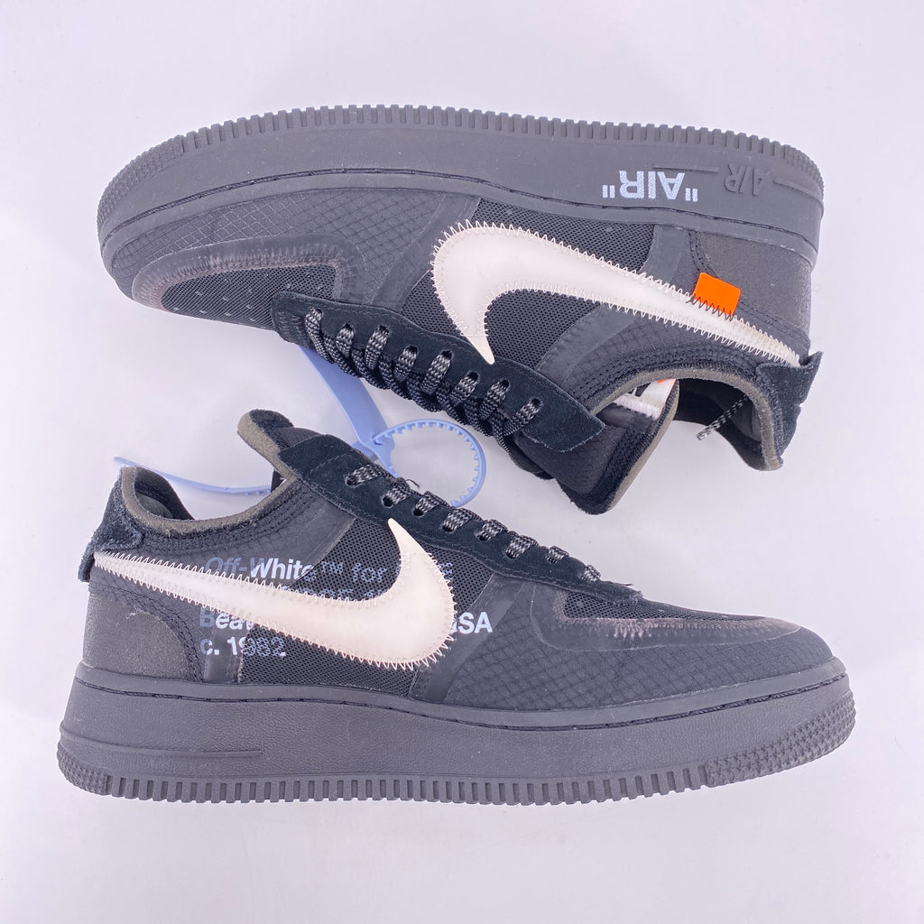 Nike Air Force 1 Low "Ow Black" 2018 Used Size 7