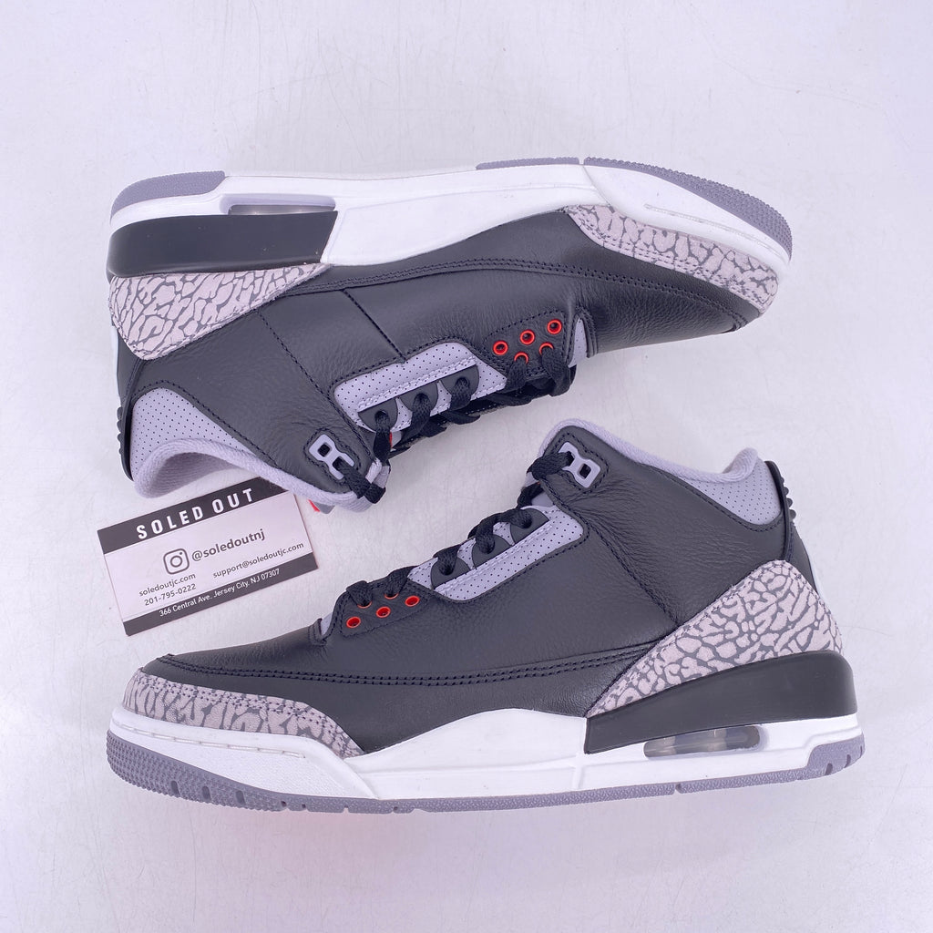 Air Jordan 3 Retro "Black Cement" 2024 New Size 9