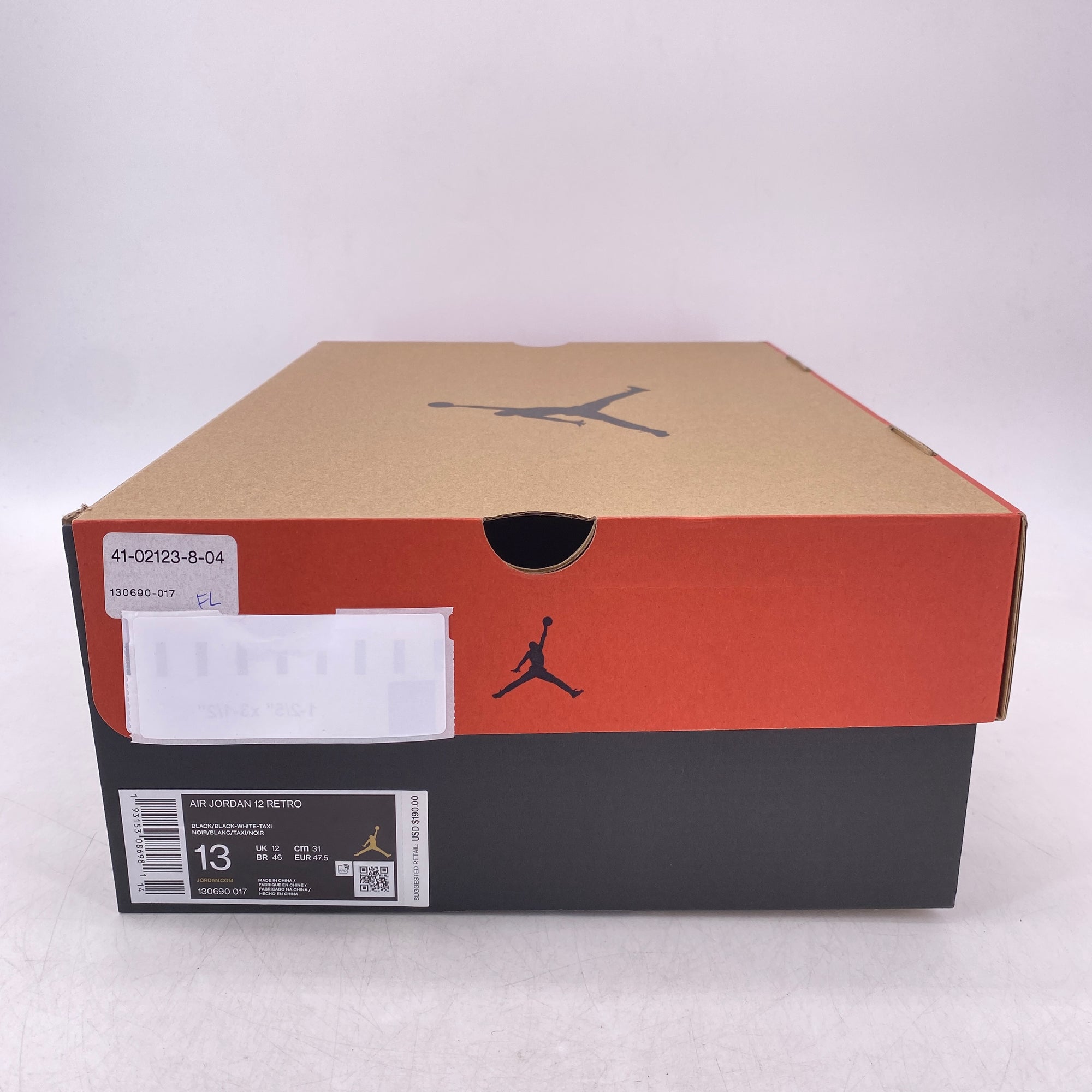 Air Jordan 12 Retro &quot;Reverse Taxi&quot; 2019 New Size 13