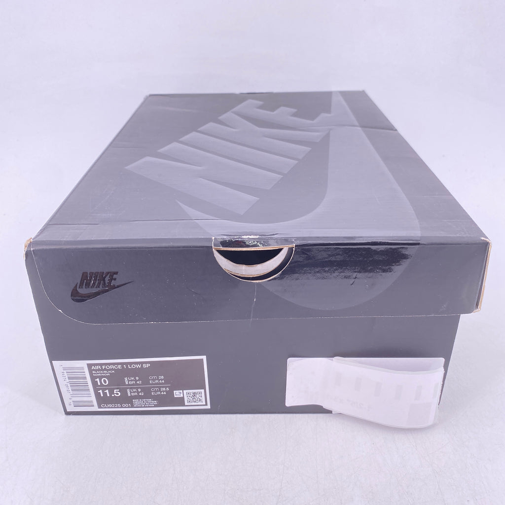 Nike Air Force 1 Low "Supreme Black"  New Size 10