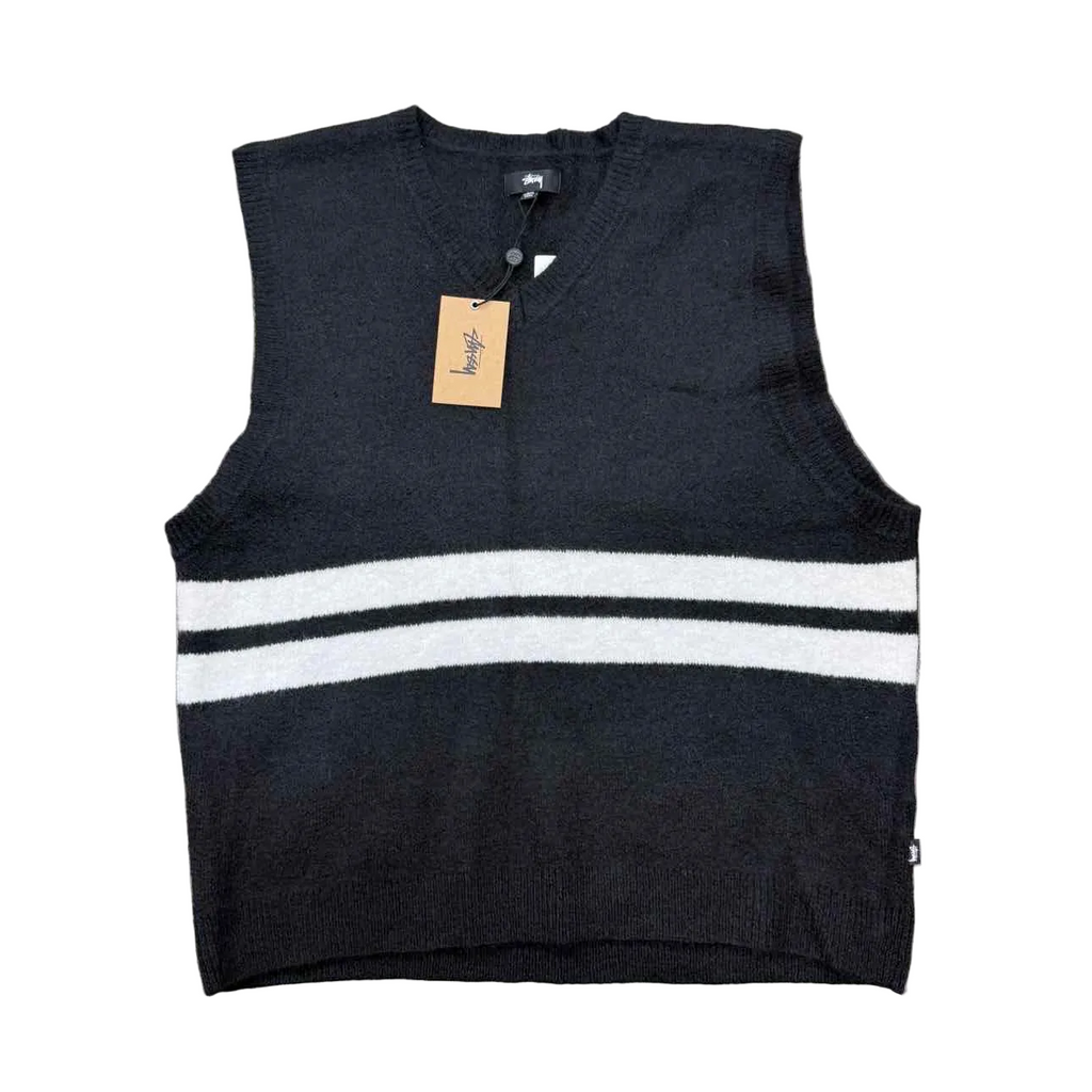 Stussy Vest "MOHAIR" Black New Size XXL