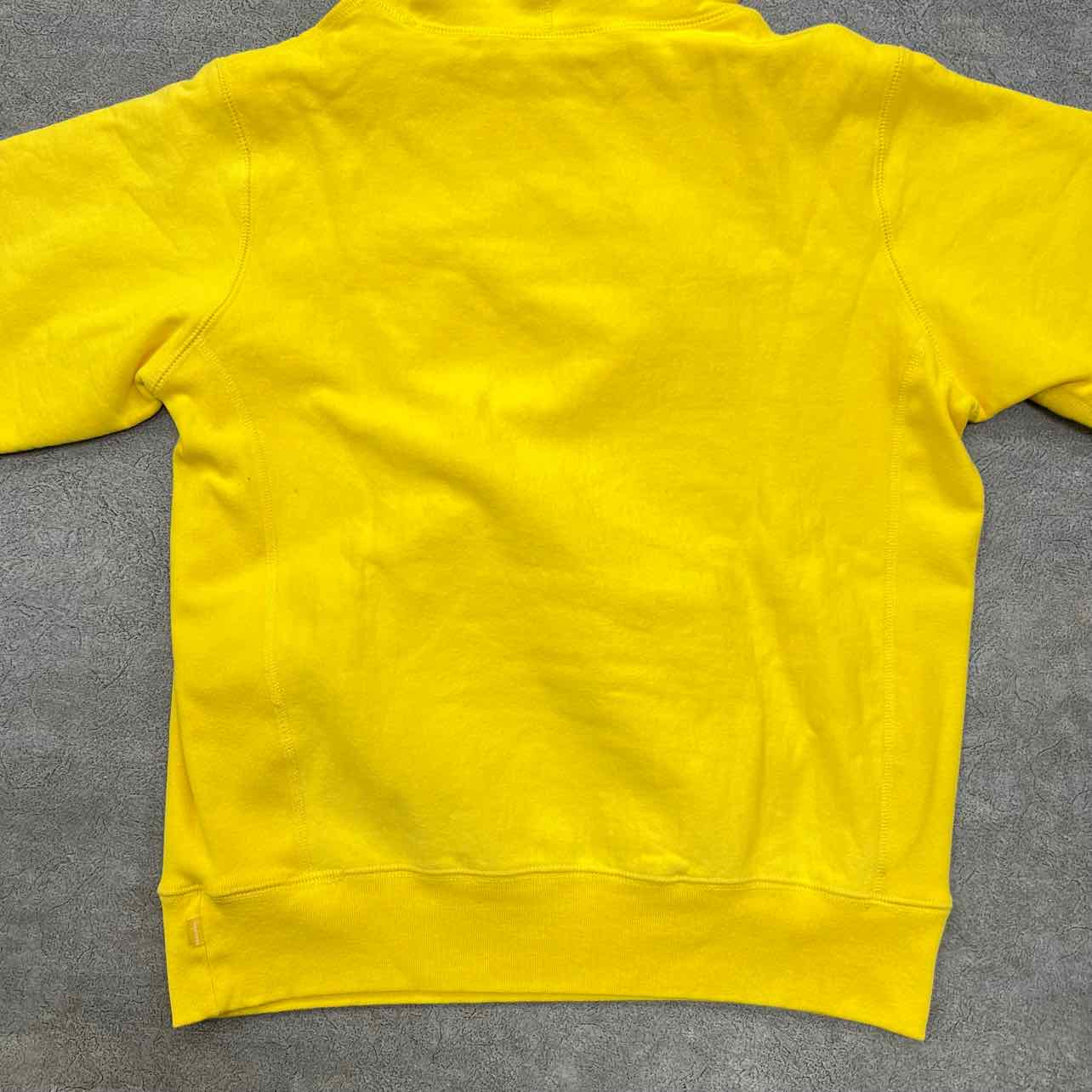 Supreme Hoodie "BANDANA BOX LOGO" Yellow Used Size S